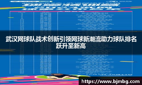 武汉网球队战术创新引领网球新潮流助力球队排名跃升至新高